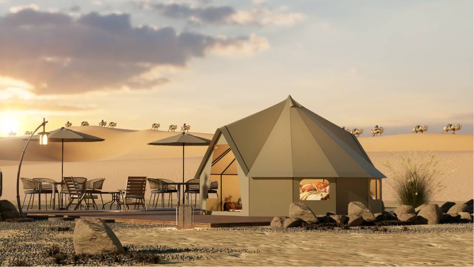 玉龙露营酒店帐篷厂家